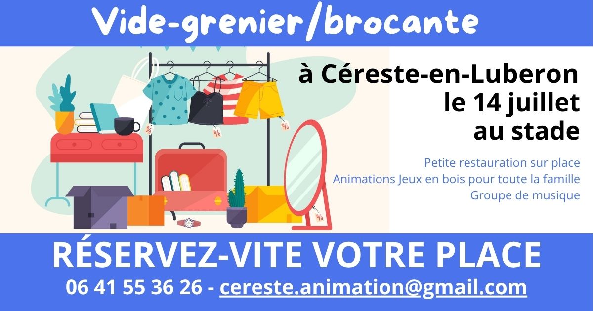 VIDE GRENIER DU 14 JUILLET